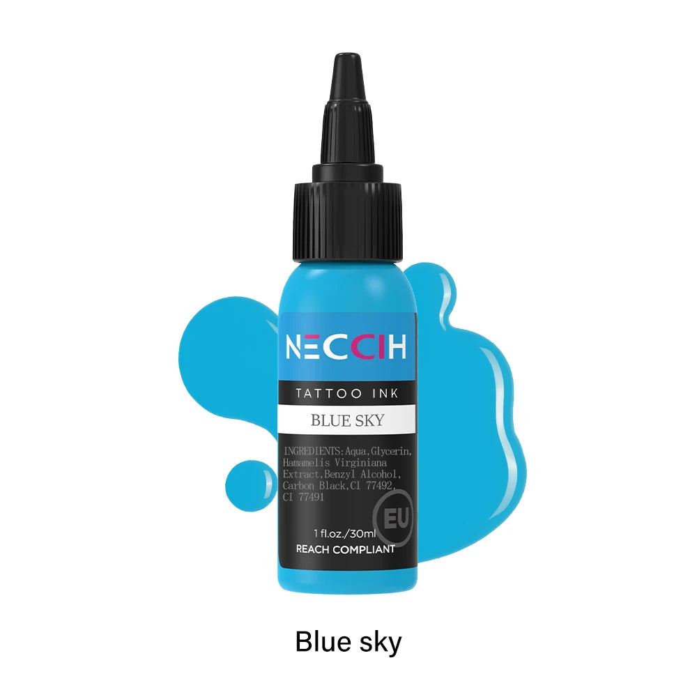1oz 54 Colors Professional Tattoo Ink for Body Art Natural Plant Micro Pigment Permanent Tattoo Ink for Body Art Paint 30ml