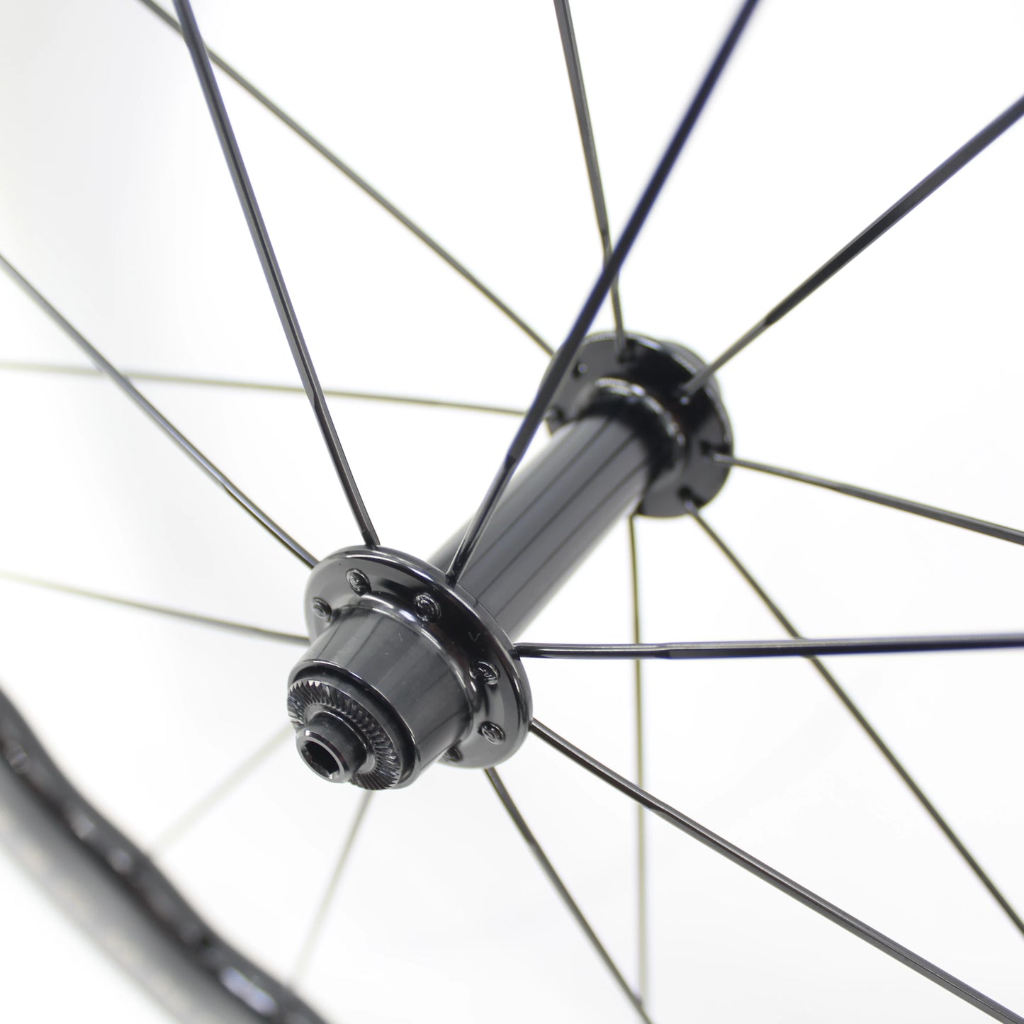 Newest 700C Road Bike UD Full Carbon Fibre wheelset Carbon Bicycle Wheelset clincher tubeless rims 65mm wave 25mm width V brake