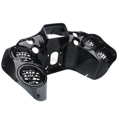 For Harley Touring Road Glide FLTR/I 1998-2009 FLTRX 2010-2013 Black Inner Fairing Cover with 4 6.5" Speaker Pods Motorcycle