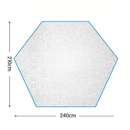 6-12Persons 2Rooms Large Space Tent Glamping Tourist Outdoor Camping Family Travel Anti-storm Suncreen Luxury UV 50+ Beach Play
