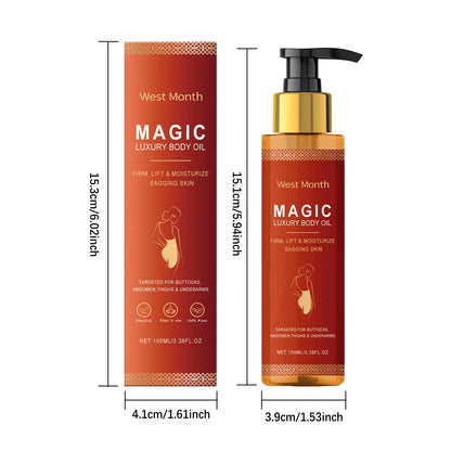 Magic Luxury Body Tightening Oil Deeply Moisturizing Dry Skin Sagging Skin Thighs Rejuvenating Repairing Soften Nourishing Oil