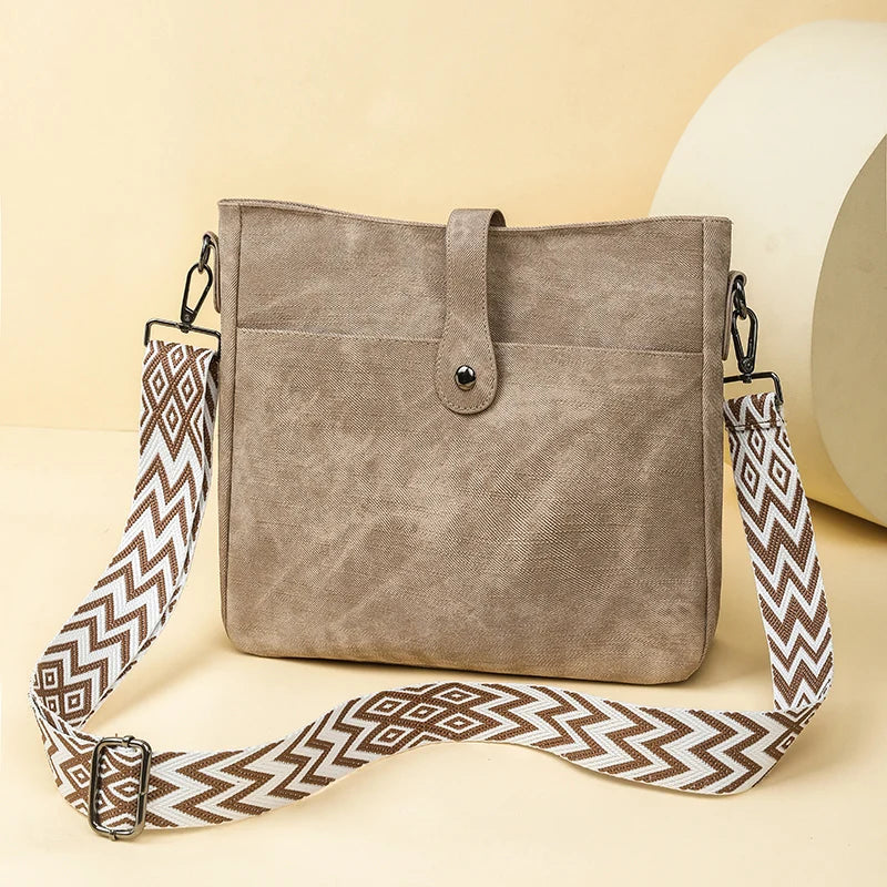 Women's shoulder crossbody bag adds elegance and mystery; Easy to match with casual or formal clothing, showcasing women's elega