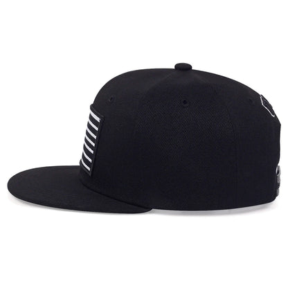 Unisex American Flag Embroidery Hip-hop Hats Spring Autumn Outdoor Adjustable Casual Baseball Caps Sunscreen Hat Sports Cap