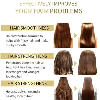 Magical Keratin Hair Mask 5 Seconds Repair Damaged Frizzy Hair Soft Smooth Shiny Nutrition Deep Moisturize Nourishing Hair Care