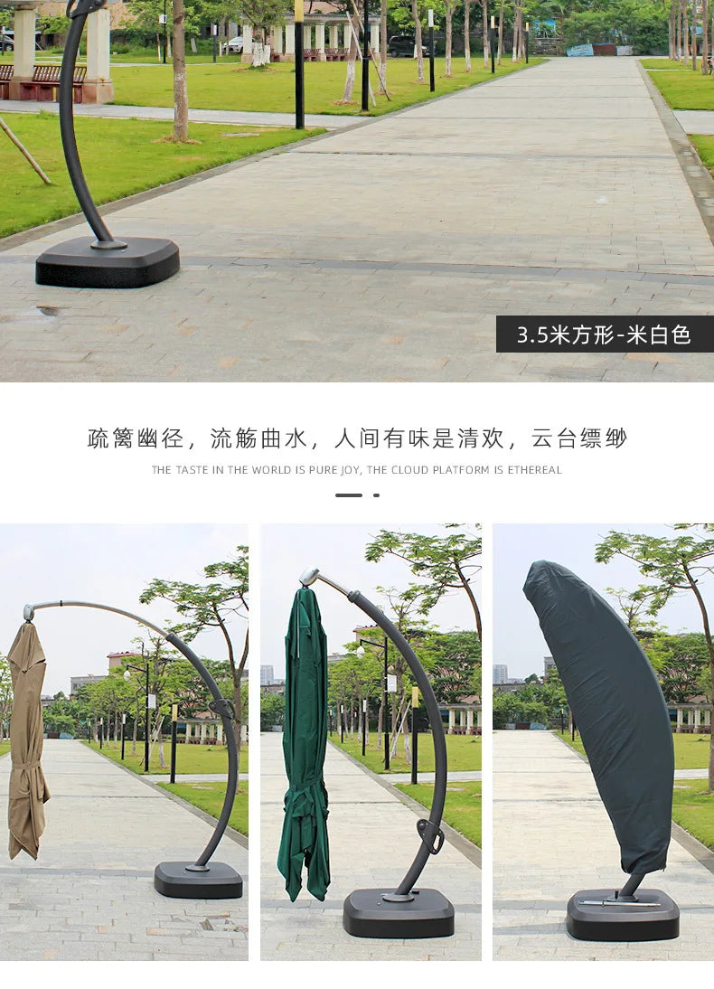 Outdoor Garden Parasol Garden Terrace Large Sun Umbrella