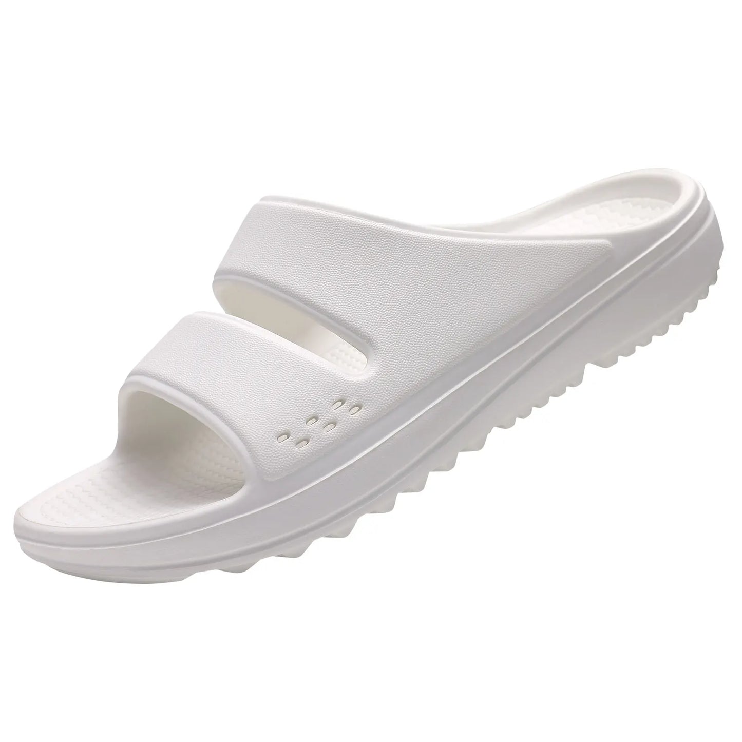 Kidmi Women Flat Sandals Women Slippers Outdoor Non-slip House Slippers Unisex Beach Slides Orthopedic Breath Soft Slippers