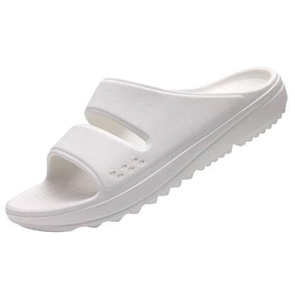 Kidmi Women Flat Sandals Women Slippers Outdoor Non-slip House Slippers Unisex Beach Slides Orthopedic Breath Soft Slippers