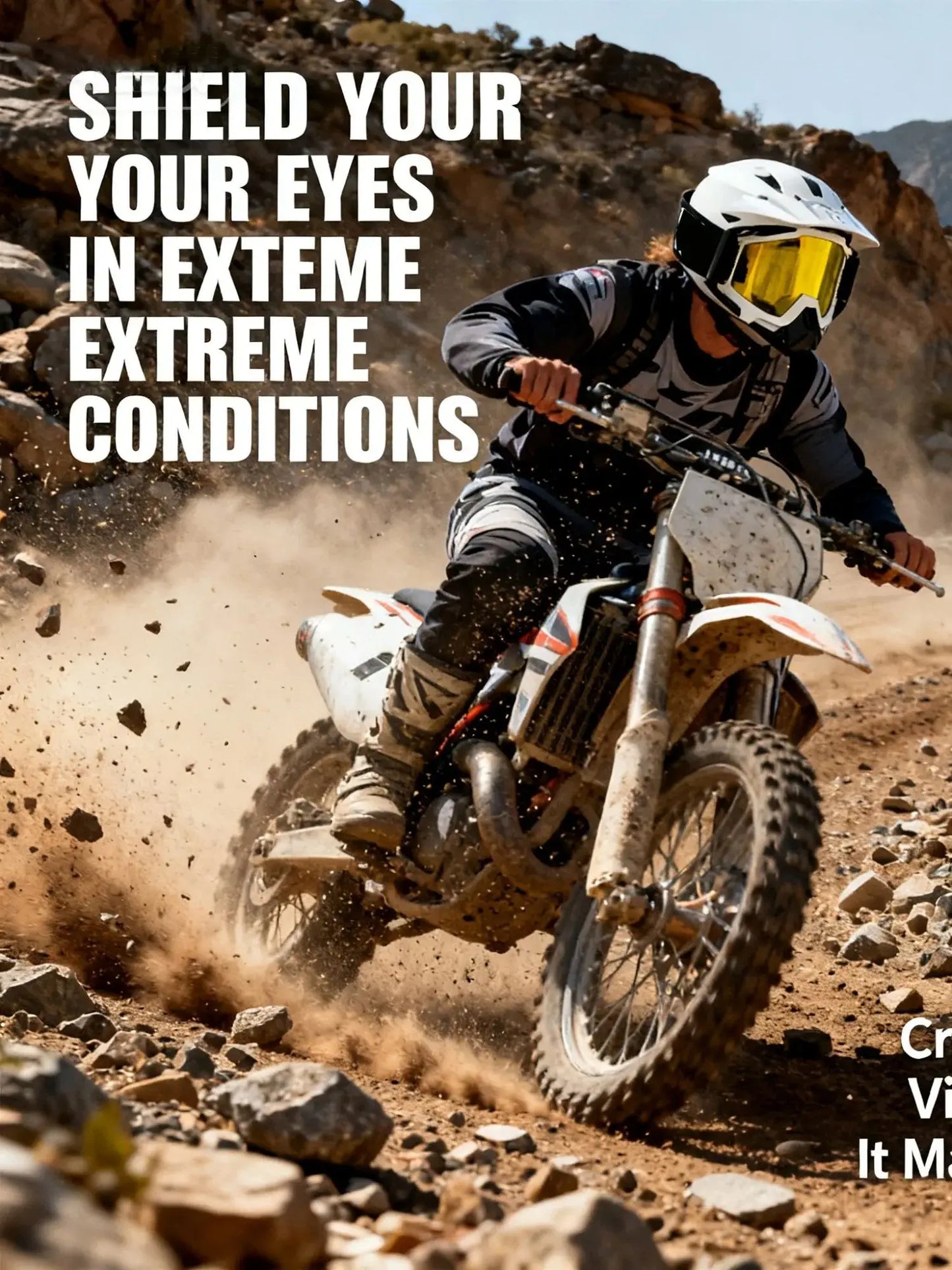 Unisex Motorcycle Goggles Anti Fog Windproof Riding Glasses for Men Women Motocross Dirt Bike ATV MX MTB Ski