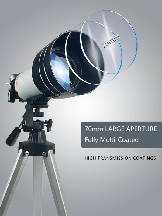 16-120x70mm Astronomical Telescope for Kids & Adults Aperture 400mm refractor Refracting Telescope for Beginners in Astronomy