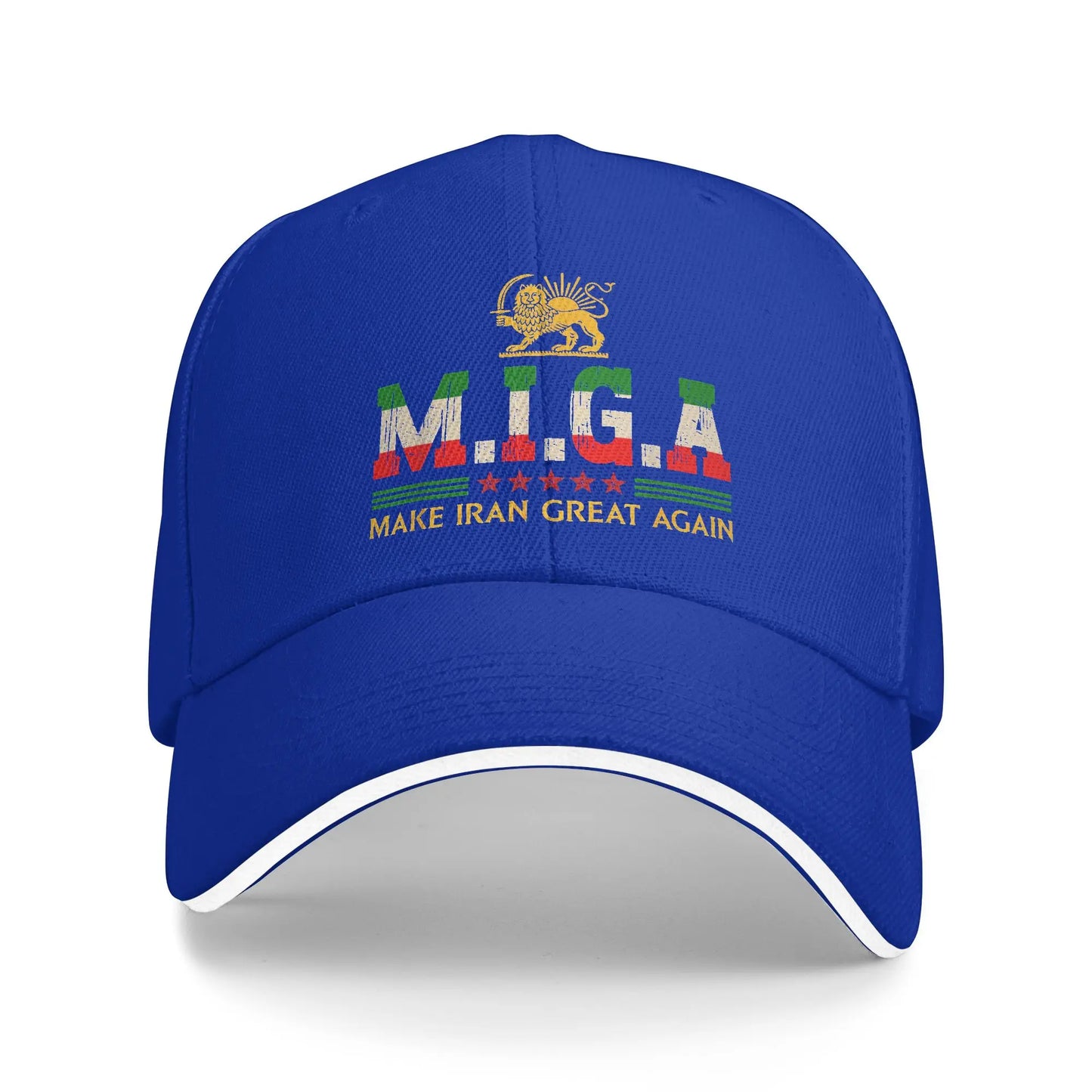 Summer Iranian Make Iran Great Again Emblem Of Iran MIGA Baseball Cap y2k Sun Trucker Hat Unisex Men Wholesale Baseball Caps