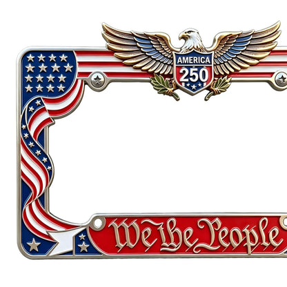 United States 250th Anniversary License Plate Holder Cover Commemorative Patriotic License Plate Cover Fits Standard Size