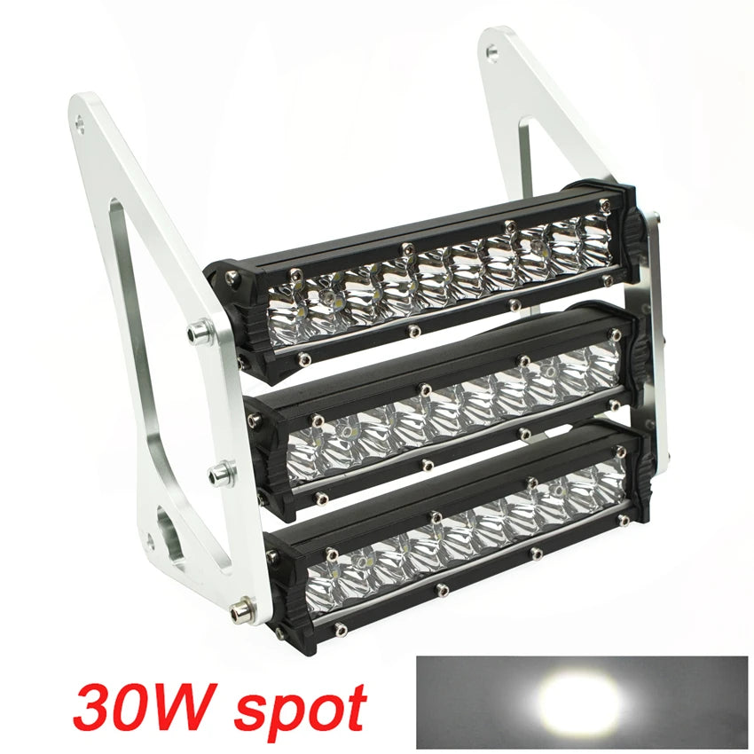 Motorcycle Headlight Headlamp Light Waterproof Front Fork Light Lamp With Bracket For Honda Grom MSX 125SF Ducati Venom MSX125