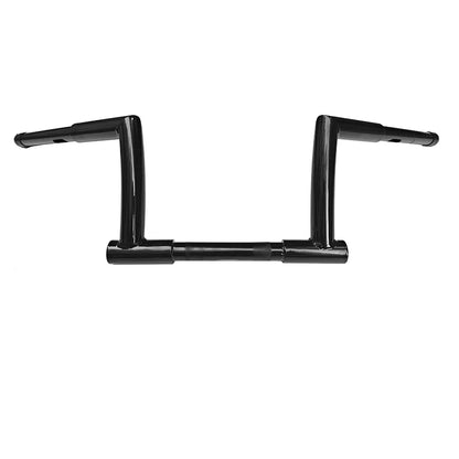YUNTANMT 8 inch Black 8"Rise Chizeled Ape Hanger 1 1/4" Bar Handlebar For Harley Softail Dyna