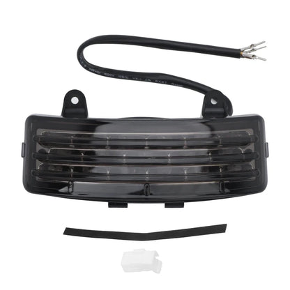 Motorcycle LED Tri-Bar Rear Fender Tail Light Turn Signal Brake Lamp For Harley Touring Street Glide Road Glide FLHX FLTRX 96-13