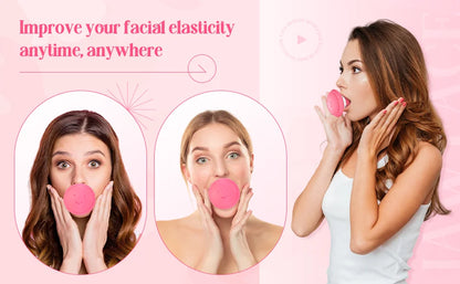 Fitness Jawline Shaper Face Workout Mouth Exerciser Facial Muscle Massager Eliminate Facial Wrinkles Physiotherapy Health Gym