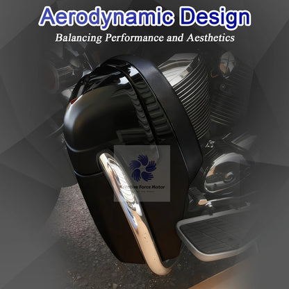1993-2013 ABS Lower Vented Leg Fairings Motorcycle Vivid Black Warmers Glove Box For Harley Touring Electra Glide Road King FLTR