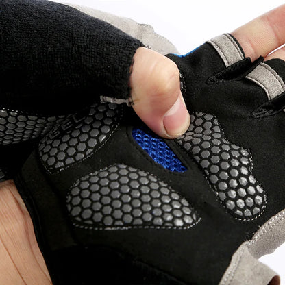 Weightlifti Gym Gloves Fitness Training Fingerless Women Men Bodybuilding Exercise Sports Gloves Cycling Anti Slip Breathable