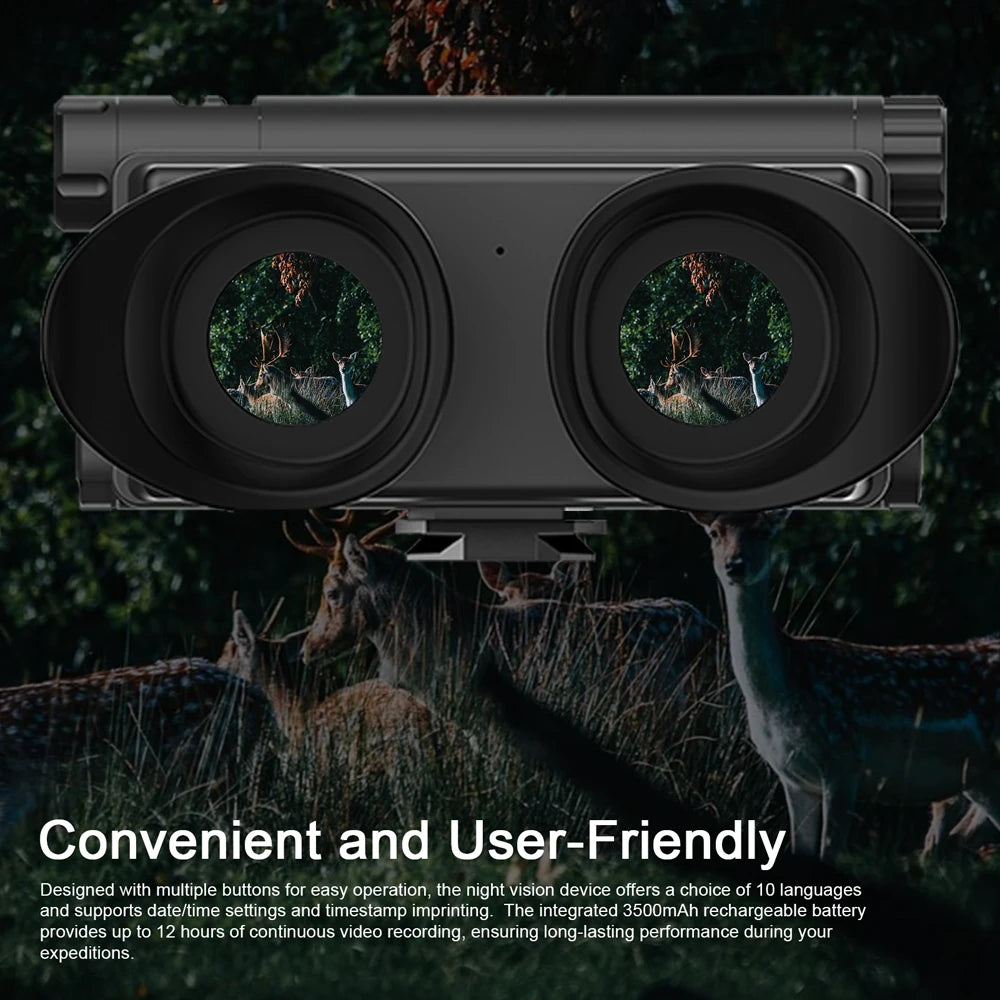 Z9157 Monocular Night Vision Device 40MP 4K Digital Infrared Telescope 600m Night Vision Distance Support Photo Video Recording