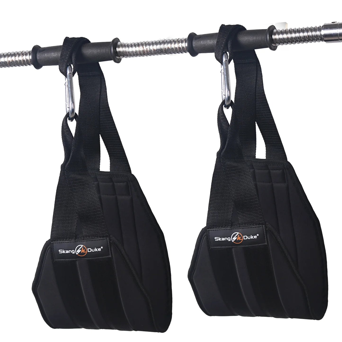 AB Sling Straps 1 Pair Padded Home Gym Exerciser Ab Slings For Hanging Leg Raises Fitness Workout Equipment Muscle Training Belt