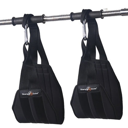 AB Sling Straps 1 Pair Padded Home Gym Exerciser Ab Slings For Hanging Leg Raises Fitness Workout Equipment Muscle Training Belt
