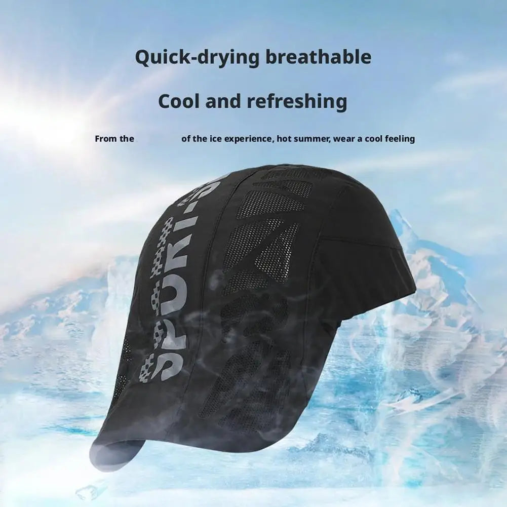 Sport Cap Lightweight Breathable Quick Dry Mesh Stead Hat With Adjustable Fit For Men Women Baseball Hat Golf Driving Cycling