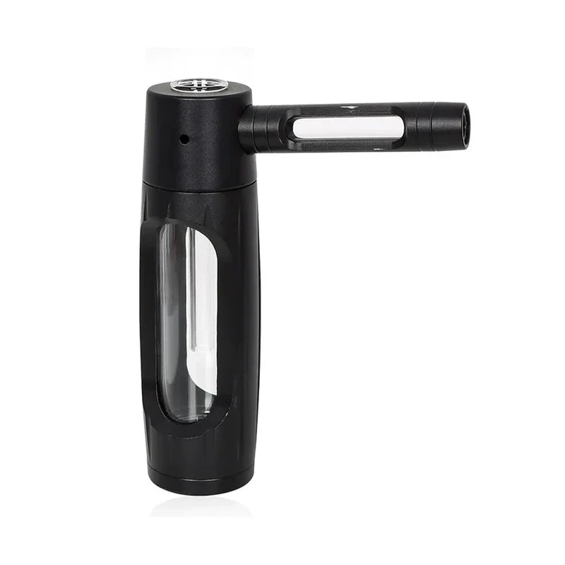 6″ Metal Aluminum Glass Bubbler Water Pipe Mini Smoking Bottle Portable Hookah Shisha Tube Filter (Ship within 24 hours)