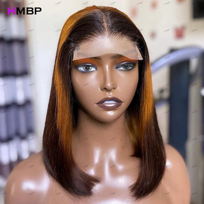 Straight Wigs Preplucked Human Hair 360 Hd Lace Frontal Wig Glueless Lace Frontal Wigs Human Hair Ready To Wear For Women HMBP