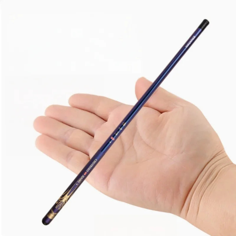2.1-6.3-meter Lightweight Hard Tuned Carbon Fiber Fishing Rod Strength Fishing Rod Outdoor Fishing Equipment Travel Equipment