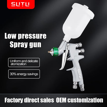 SUTU Spray Guns MINI88 High Atomization 1.0/1.2MM Nozzle Painting Gun Oil/Water Based Paint Air Spray Gun Airbrush