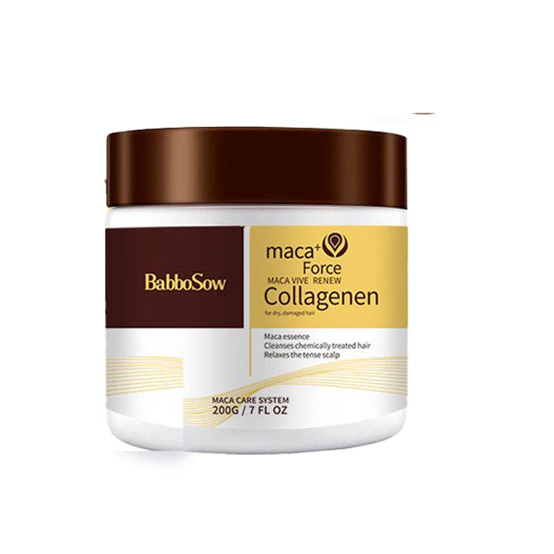 Collagen Hair Treatment Deep Repair Conditioning Argan Oil Hair Mask Essence for Dry Damaged Hair 200ml/500ml
