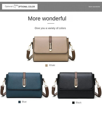 Fashion Crossbody Bag PU Leather Messenger Bag Versatile Sling Shoulder Women's Bag Small Handbags Sac A Main Femme Bolsas