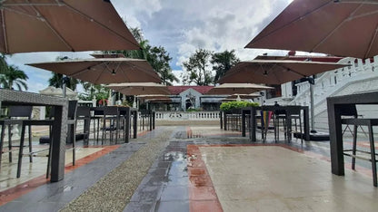 Sun Umbrella, Outdoor Furniture, with Solar LED Lights, Outdoor Umbrella Furniture Set, Sun Protection and Rain Protection