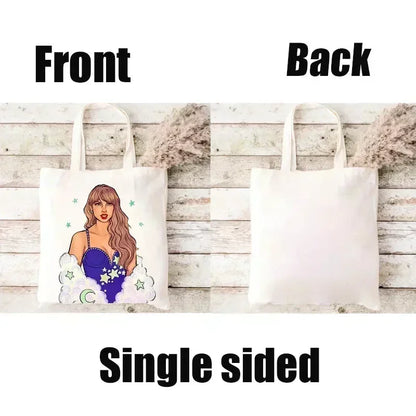 Spanish Women Shoulder Bag Graphic Harajuku Shopper Bags Large Capacity Canvas Tote Handbag No Zipper Eco Casual Girl Handbags