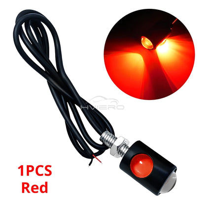 1/2/4/10pc Car Motorcycle Eagle Eye Led Daytime Running Light Super Bright Turn Signal License Plate Tail Reverse Clearance Lamp
