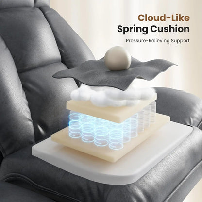 Big & Tall Executive Chair, Ergonomic Gaming Desk Chair with Footrest, Crystal Velvet Reclining Office Chair