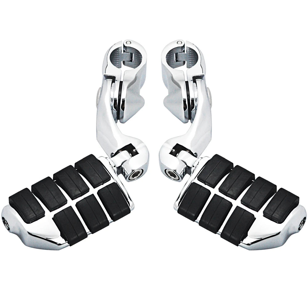 1.25" Highway Pegs Adjustable Footpeg Short for Harley Touring Road King Road Glide Electra Glide Street Glide Sportster Softail