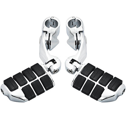 1.25" Highway Pegs Adjustable Footpeg Short for Harley Touring Road King Road Glide Electra Glide Street Glide Sportster Softail