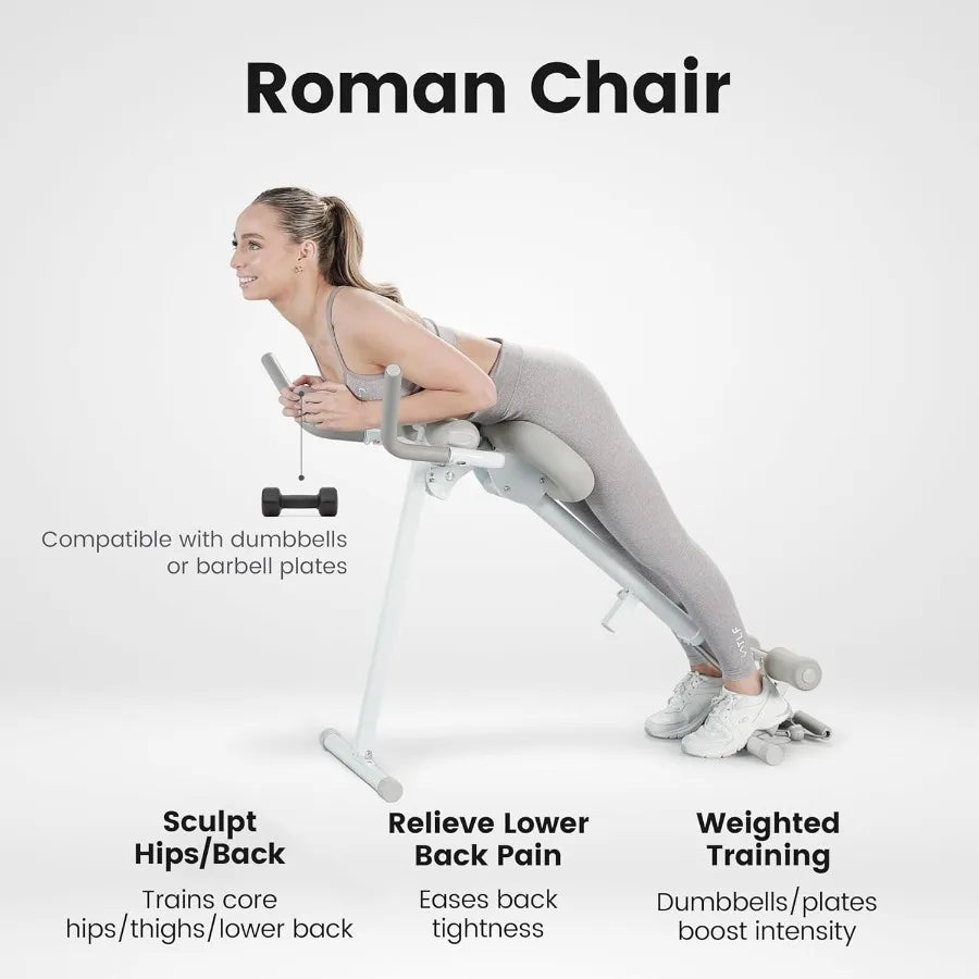 Ab Machine for Stomach Workout, Ab Workout Equipment for Home Gym, Ab Trainer, 4-in-1 Exercise Equipment: Rowing Machine, Leg Pr
