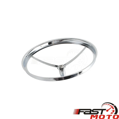 Motorcycle 7'' Headlight Bullet Trim Ring 4.5'' Auxiliary Fog Light Cover For Harley Touring Road King Dyna Softail Heritage