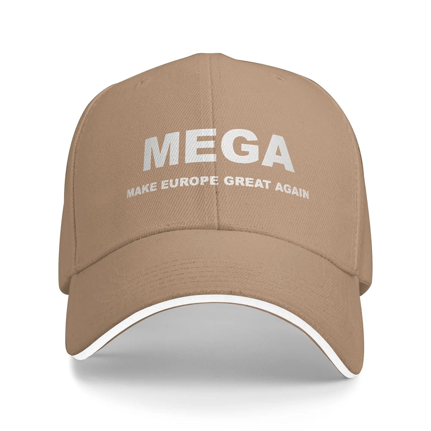 MEGA Make Europe Great Again Sun Baseball Cap Summer Women Men  Custom Trucker Hat Sun-Proof Casual Outdoor Sports Baseball Caps