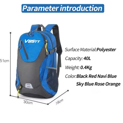 For MOTO GUZZI V85TT Men's and Women's Large Capacity Travel Backpack Motorcycle Accessories Outdoor Sports Mountaineering Bag
