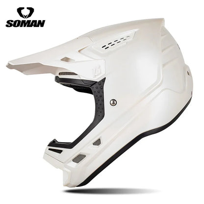 2025 SOMAN Professional Racing Motocross Helmet Off Road Helmet Motorcycle Cartoon Childrenr ATV Motorcycle MTB Helmet