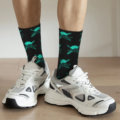 Fashion Men's Socks Harajuku Tony Tony Choppers Sock Luffys Zoros Trafalgar Law Anime Women's Socks Spring Summer Autumn Winter