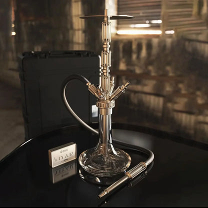German MIG Titan Hookah High-end 304 Stainless Steel Hookah Shisha Set Bar KTV Hookah