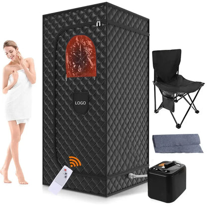 Sweat Steam Box, Home Full Body Sauna Box, Folding Portable Sweat Steam Room
