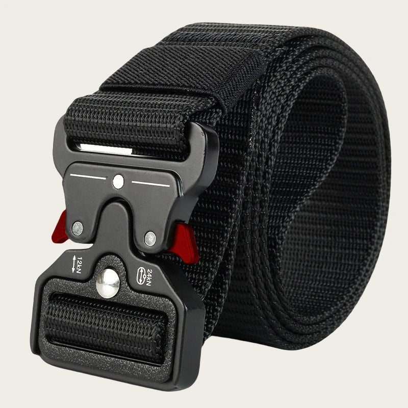 1 piece tactical belt for men; outdoor sports and leisure quick release buckle belt; hot sale