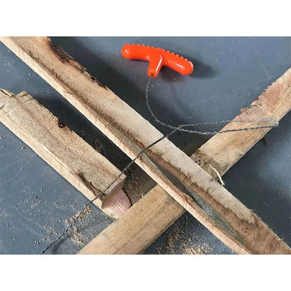 Manual Hand Steel Travel Tools Outdoor Camping Hiking Rope Chain Saw Practical Portable Emergency Survival Gear Steel Wire Kits