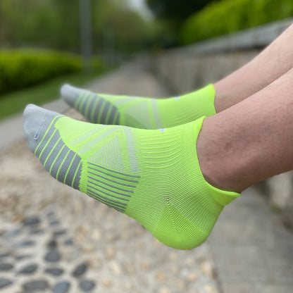 Summer Running Socks Men Women Fitness Sports Quick-drying Sweat-absorbing Breathable Anti-friction Marathon Ankle Tab Socks