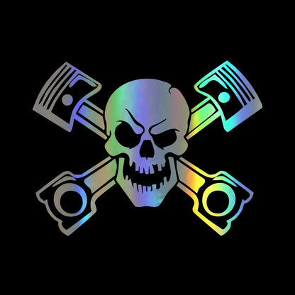 Fashion Skull Series Car Sticker Vinyl Reflective Funny Stickers on Auto 3D Motorcycle Moto Stickers and Decals Car Styling