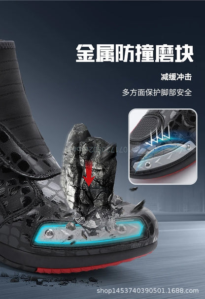 Motorcycle Boots Racing Off-road Shoes Breathable Non-slip High-top Motorcycle Professional Waterproof Mountain Bike Boots